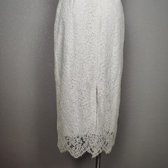 NEW Jenny Yoo Harley Dress Ivory Lace Boned Bodice Bridal Gown Size 8 - Picture 14 of 16